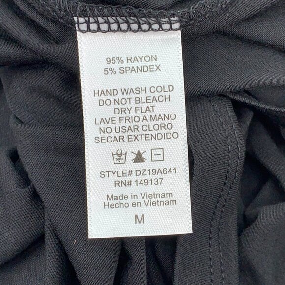 Double Zero Black Camisole w/ Ruffle Detail - Picture 6 of 7